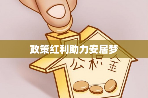 东台政策红利助力安居梦